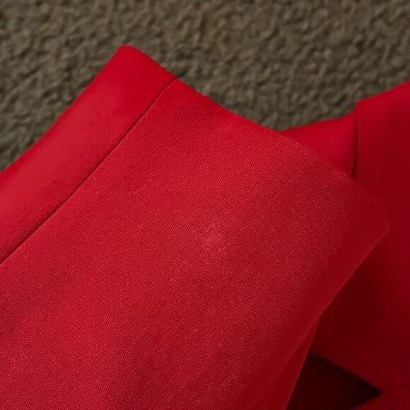 Racil Red Double Breasted Wool Blazer - Picture 7 of 12